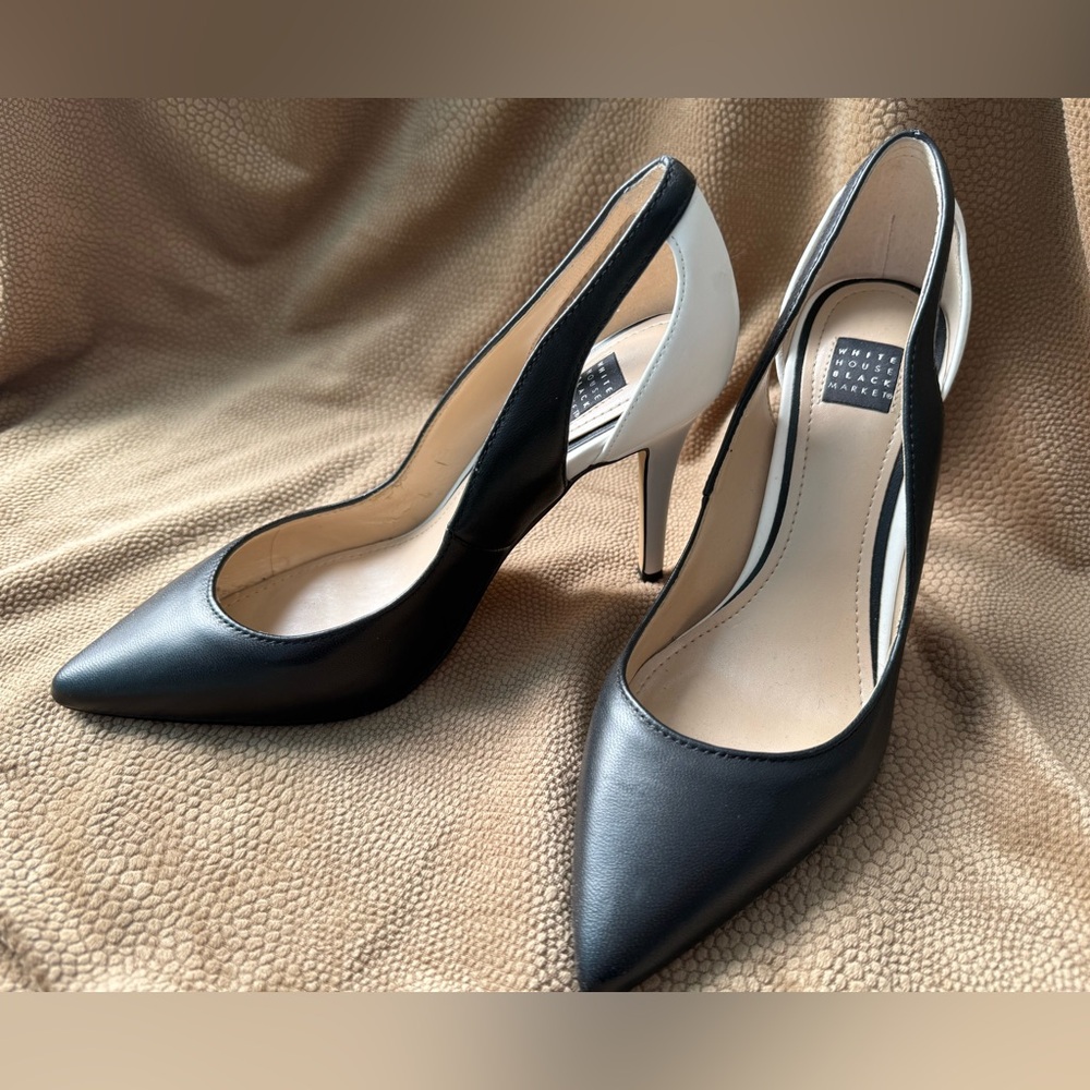 White House Black Market Two-Tone Heels